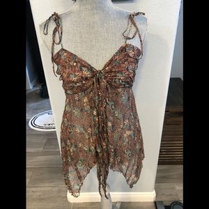 Hale Bob Chiffon Top Size small